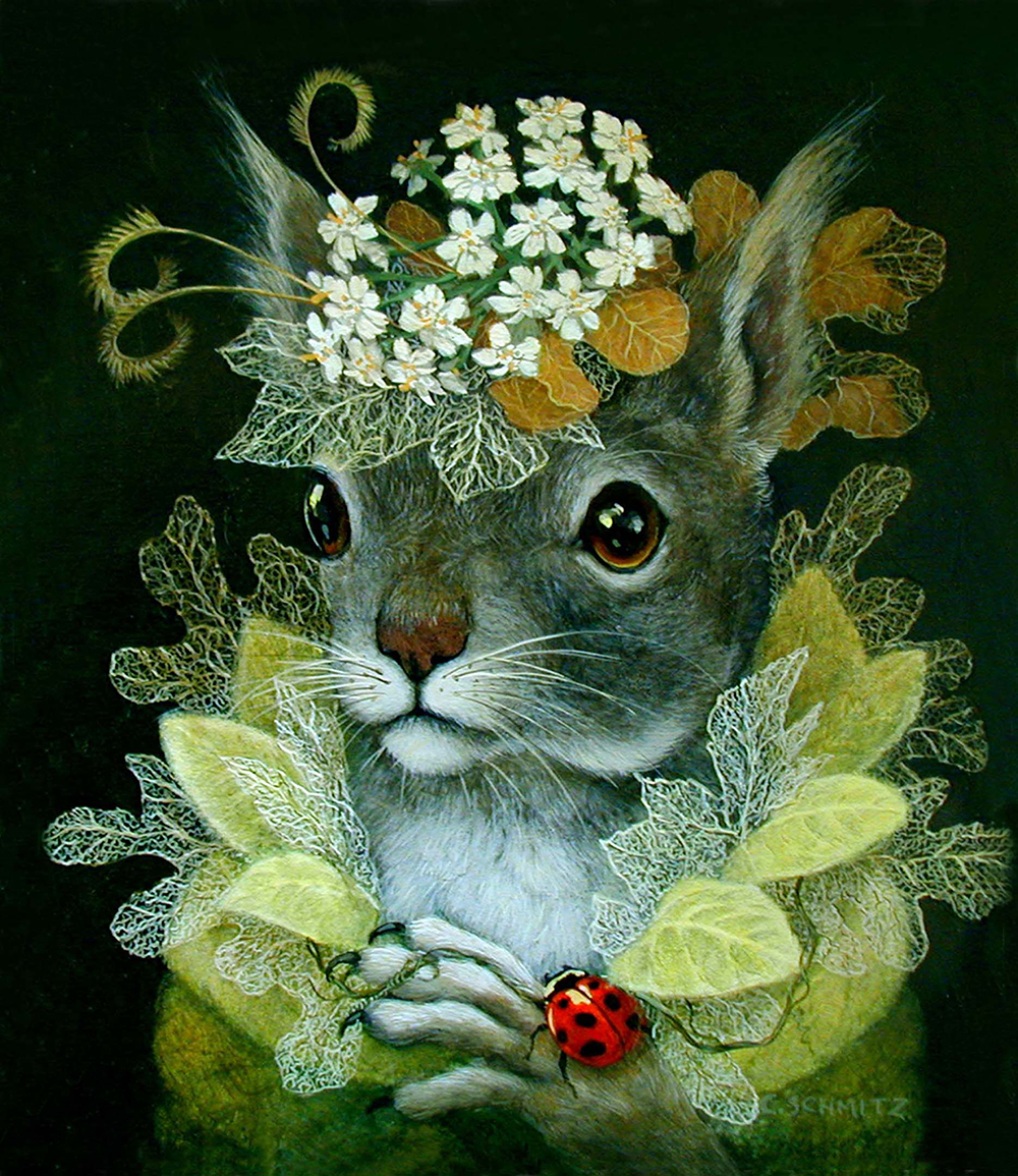 Squirrel in Lace